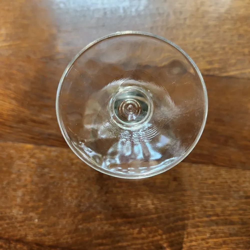 Vintage 16oz Hollow Stem Beer Glasses Mid Century Barware Set Of 2